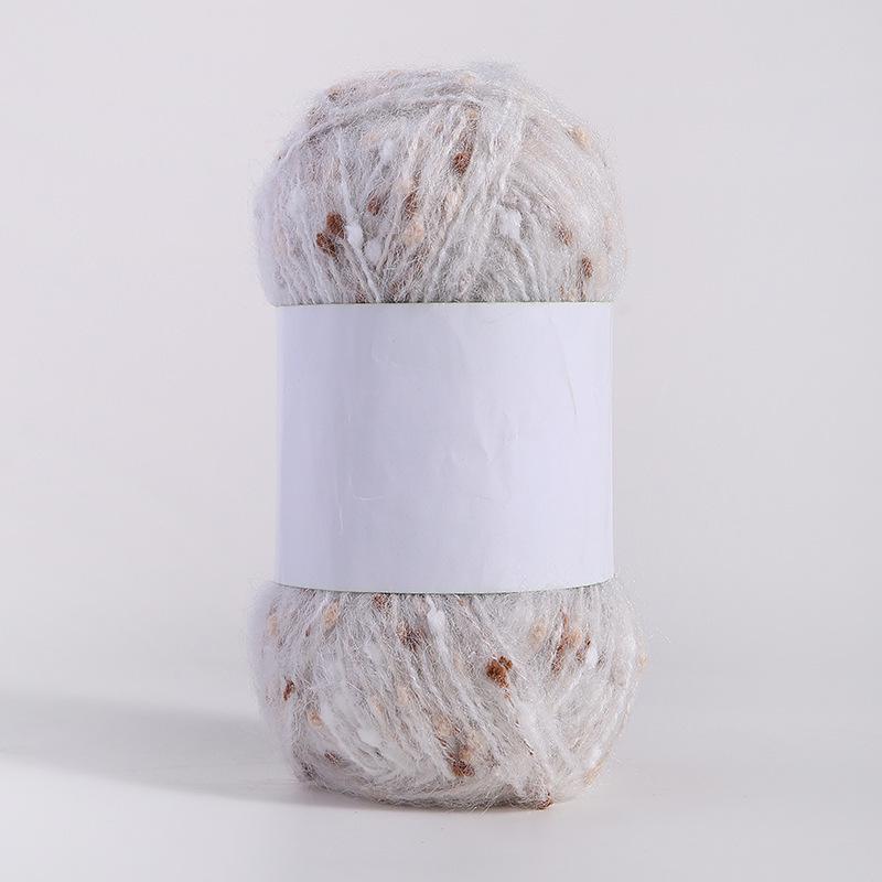 Цветная мохеровая пряжа ручной работы для самостоятельного изготовления шарфов, шапок, сумок и кукол