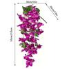 DIY Lifelike Floral Vine Multicolor Plants Wreath Bougainvillea Artificial Flower  Wedding Favors