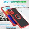 Для Xiaomi Redmi Note 8 9 10 11 12 13 14 Pro Матовый противоударный чехол с защитой камеры для Redmi 9 10 12 Чехол-подставка с магнитным кольцом для автомобиля Fundas