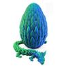 3D-печатная фигурка драконьего яйца с подвижными суставами, китайская фигурка лунга, шарнирный дракон