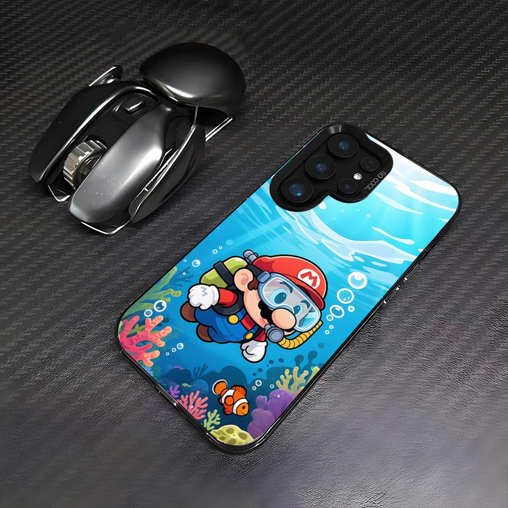 Game Super Mario Phone Case For Samsung A25 A16 A33 5G A54 A36 A35 A56 A52 A14 Shockproof Colorful Cover