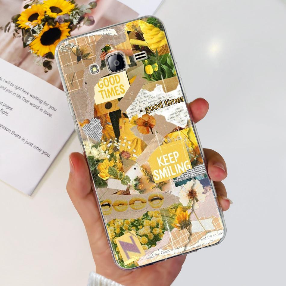 For Samsung Galaxy J5 SM-J500F J500G J500FN Cute Cartoon Phone Case For Samsung J5 2015 Soft Silicone TPU Cases