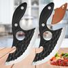 Portable Knife Stainless Steel Mini Fruit Knife Key Chain Bottle Opener Open Express Split Fish Knife