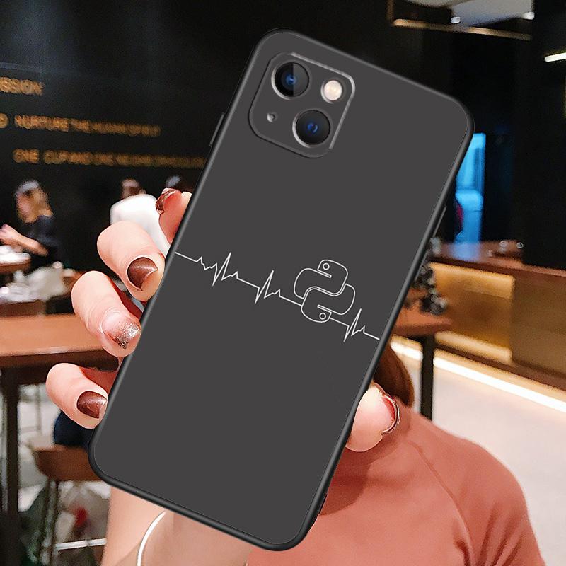 Чехол для телефона с программированием и кодом для iPhone 16 Pro Max 15 13 12 11 14 Pro Max Plus 12 13 Mini XR 16e Funda Чехол