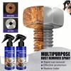 New Automotive Car Rust Remover Spray Clean Metal Iron Quickly Auto Exhaust Pipe Rust Derusting Spray Stain Removal Agent 100ml