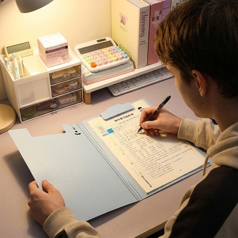 Foldable Clipboard 2-in-1 Writing Pad New File Folder Students