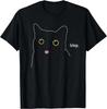 Смешная Кот Кот Кот Животные Футболка Черный Кот Футболка для Мужчин Женщин Детей
