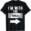 Я с футболкой The Ninja Костюм на Хэллоуин Футболка Мали Мужская Женская Майка Свитшот Худи Лонгслив254 Черный