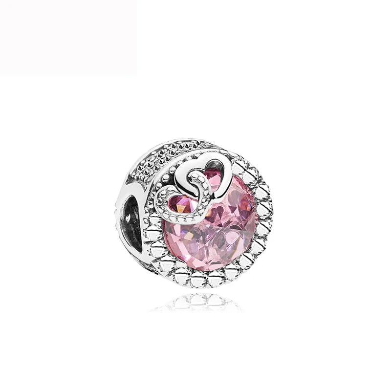 New 925 Silver Charm Bracelet Women Jewelry with Colored Zircon Design Fashion Accessories for Ladies