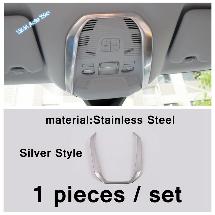 Silver Interior Fit For Peugeot 3008 5008 GT 2017 -  Glove & Gear Shift Box Sequ / AC Vent / Door Handle Bowl Cover Trim