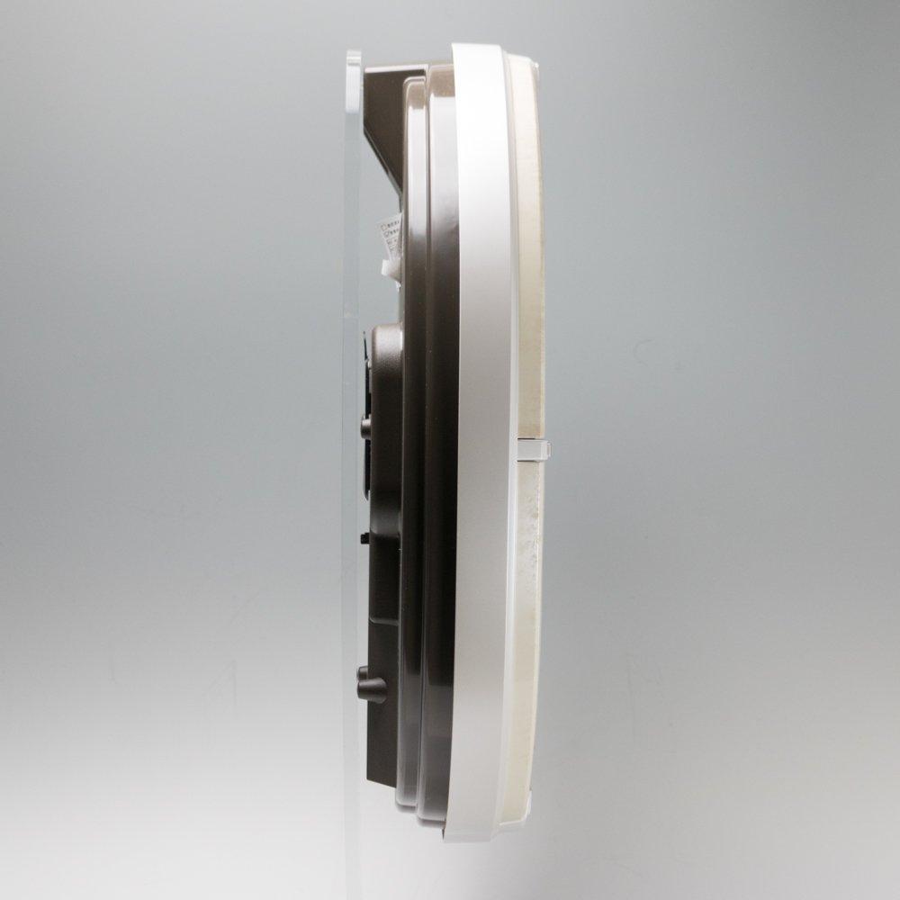 Часы Seiko настенные часы Микки Маус радио аналоговые Каракури 12 песен мелодия вращающееся украшение Микки Друзья Дисней Время белый мраморный узор FW580W