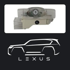 2pcs Car Door Welcome Light For LEXUS ES LS IS IF LX RX GS GX HS NX LM LC LF RZ RC HD LED Lamp refit Laser Decor Projector