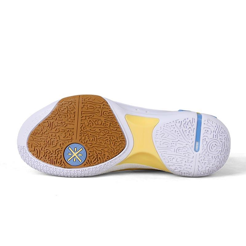 Li Ning Wade Shadow 6 Тканевые низкие баскетбольные кроссовки Мужские Кастард ABPV021-11