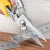 Heavy-Duty Industrial Grade Stainless Steel Scissors Thickened Blade For Strong Metal Cutting For Electricians & Wire Pvc Pipe