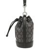 Сумка-ведро Outlet Signature, черная, мульти C8322 SVRT6 [Coach] женская [Товар]