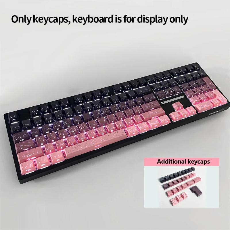 Xiaomi 2025 Super Contour PBT Колпачки Клавиш Боковая Свечение Механическая Клавиатура Оригинальная Заводская Высота для 61/68/75/84/87 Клавиш Игровая Клавиатура