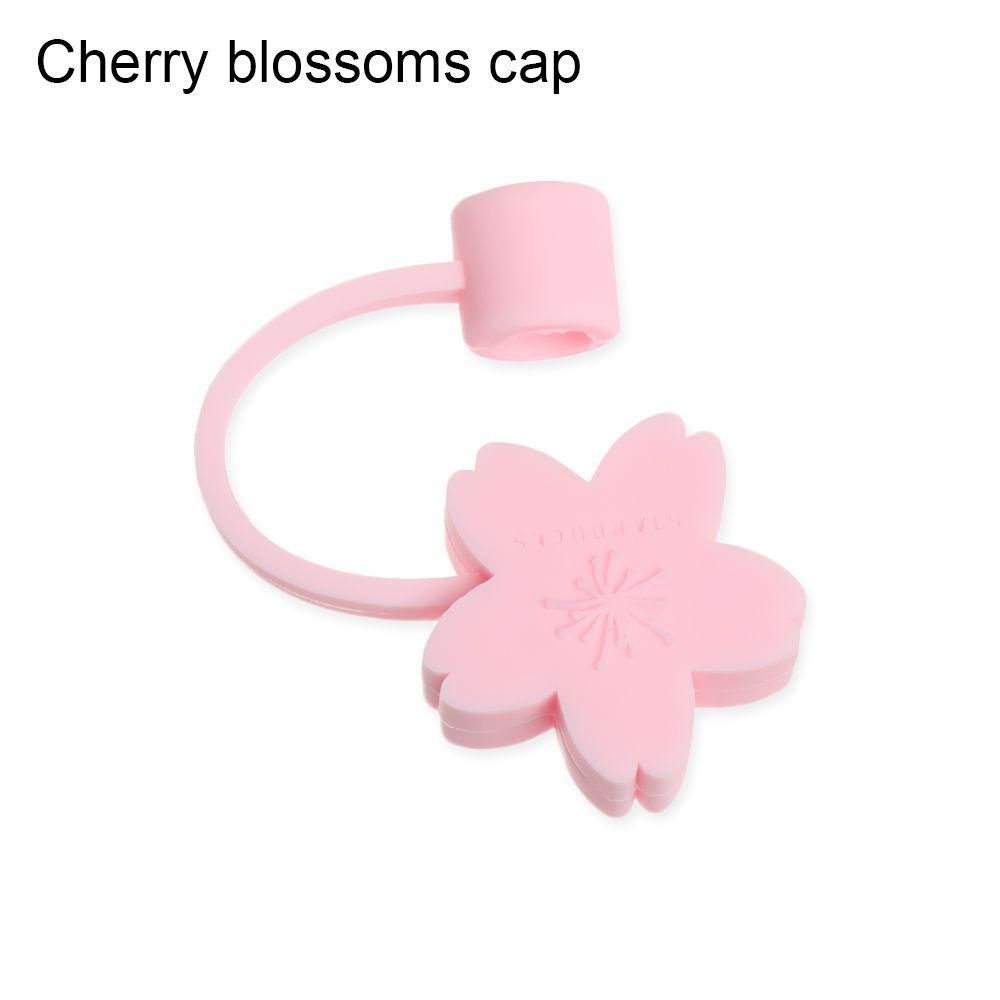 Airtight Splash Proof Cartoon Plugs Cover Drinking Dust Cap Silicone Straw Plug Cup Accessories