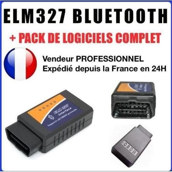 Outil de diagnostic - ELM327 - Bluetooth - Universel - Voiture - OBDII