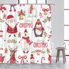 GAEMerry Christmas Шторки для душа Звезды Рождественские елки Занавеска для ванной Полиэстер Новый год Домашний набор для украшения ванной комнаты с Ho
