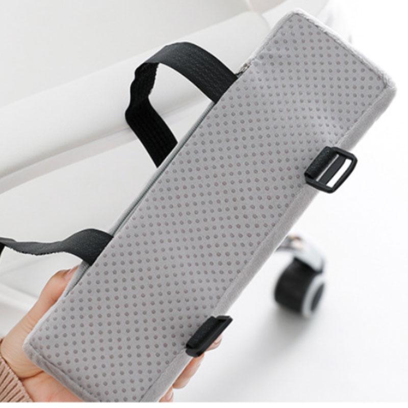 1 шт. подлокотники для стула с эффектом памяти, черные, серые, компьютерное кресло, подушка для подлокотников, подушка для снятия давления на локти и предплечья для домашнего офиса