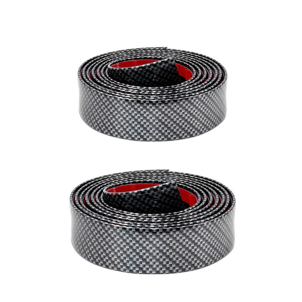 3 м резиновая автомобильная молдинговая полоса, защита для порога, защита бампера из углеродного волокна для уличных деталей, личный автомобиль