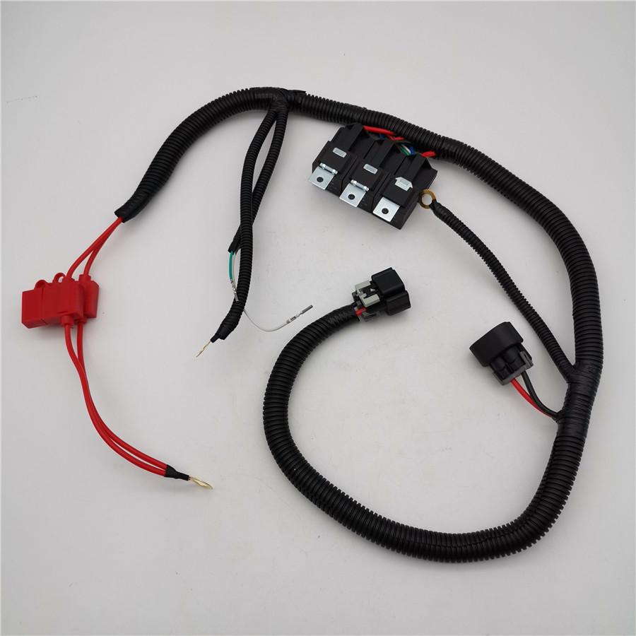 Dual Electric Fan Upgrade Wiring Harness For 1999-2006 GM Truck ECU 7L5533A226T