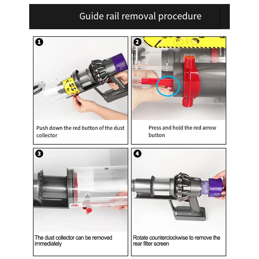 Small Bin Runner Cyclone Baffle Replacement for Dyson V10 V11 V15 SV12 SV14 SV15 SV22 Vacuum Cleaner Cyclone Sliding Plate Part
