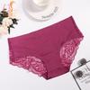 Женские кружевные трусики Ледяной шелк Брифы Женские трусики Удобное нижнее белье Дышащие брифы