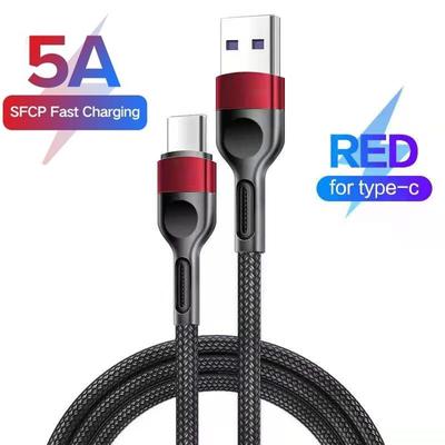 5a Micro Type-c Кабель для быстрой зарядки и передачи данных Нейлоновая оплетка 1 метр / 2 метра Гибкий кабель для зарядки