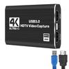 4K HDMI Видеозахватывающая карта, 60 кадров в секунду, USB 3.0, Устройство захвата игр, СтримингЗапись, Совместимо с PS5PS4XboxNintendo SwitchOBSПК, Низкая задержка