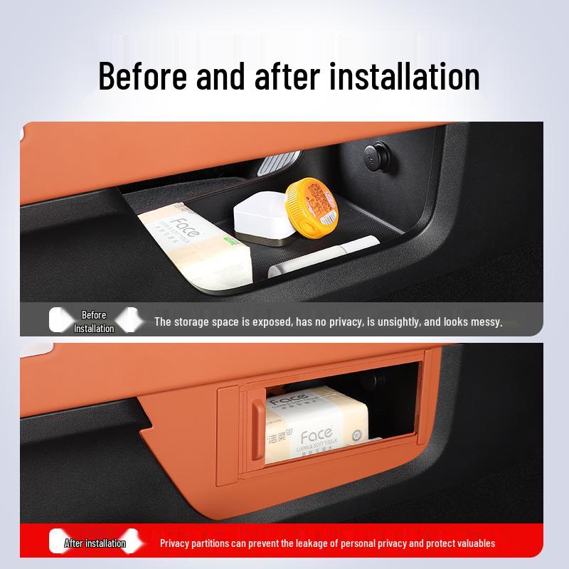 Идеальный Privacy Storage Compartment (отсек для хранения с защитой от посторонних глаз) на центральную консоль для L6L7L8L9, для модификации салона автомобиля