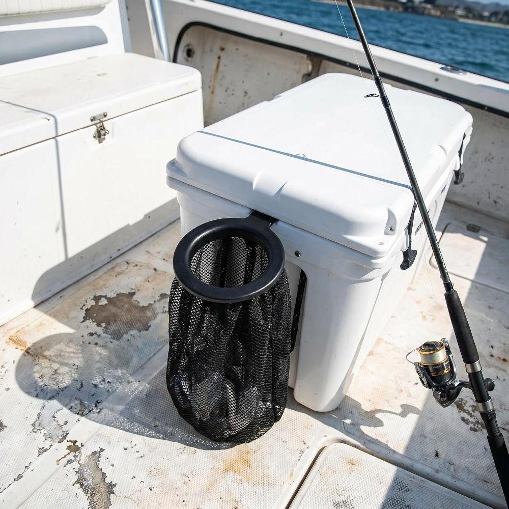Collapsible Trash Bag Holder Foldable Mesh Trash Bag Outdoor Use