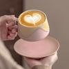 Creative Coffee Cup Set, Latte Coffee Ceramic Cup, Practical Gift Souvenir