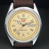 ВИНТАЖНЫЕ АВТОМАТИЧЕСКИЕ SEIKO 5 6309A ВОССТАНОВЛЕННЫЕ ЯПОНСКИЕ МУЖСКИЕ ЗОЛОТЫЕ ЧАСЫ a442159-1