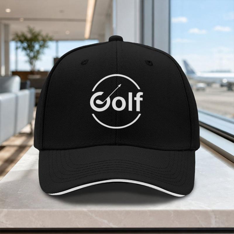 Adjustable Golf Sandwich Baseball Cap Lightweight Printed Unisex Hat for Outdoor Weddings Parties