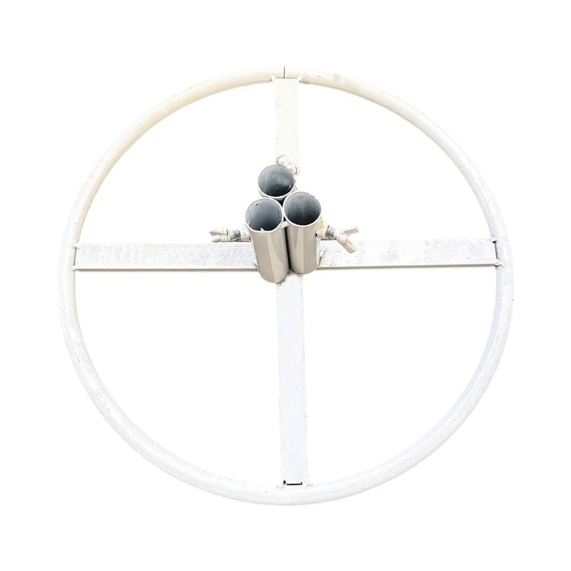 Iron Flower Poles Holder Flower Display Base with 3 Hole For Floor Standing Display Wedding Event Flower Arrangement