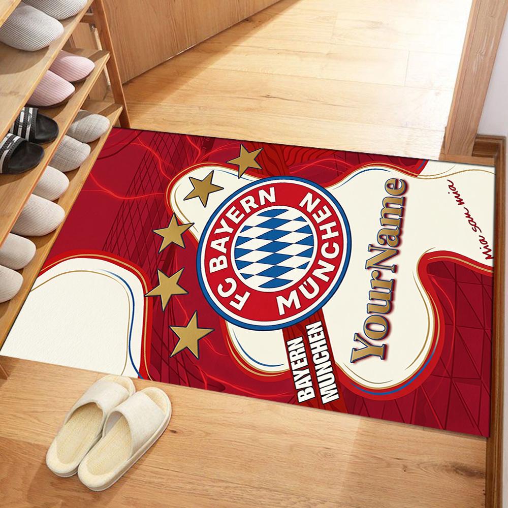 Fc Bayern München 41 Customizable Name Area Rug Suitable for Kitchen Outdoor Hallway Foyer Anti-slip Rug Decorate Offices