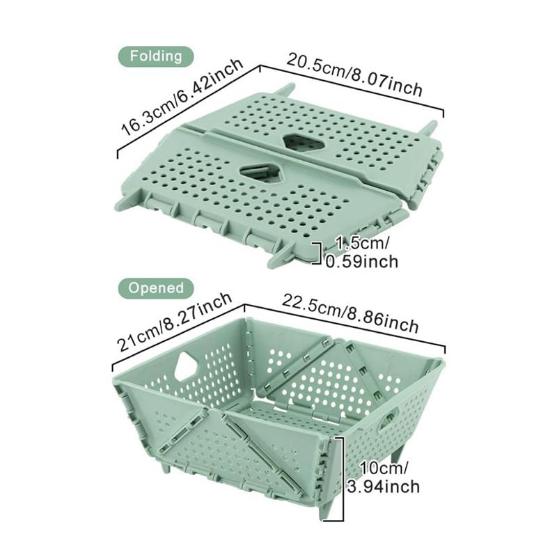 Утолщенные складные многофункциональные дуршлаги и сито для кухни, складная корзина для мытья, хранения и сушки пасты