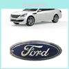 Автомобильная эмблема-наклейка Ford из АБС-пластика для переднего и заднего украшения автомобиля