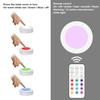 LED Cabinet Lamp Dimmable Kitchen Counter RGB Color Remote Control Night Light