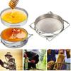 1 шт. Фильтр для меда из нержавеющей стали Двухсеточный фильтр для частиц меда Многофункциональный регулируемый фильтр с мелкой сеткой