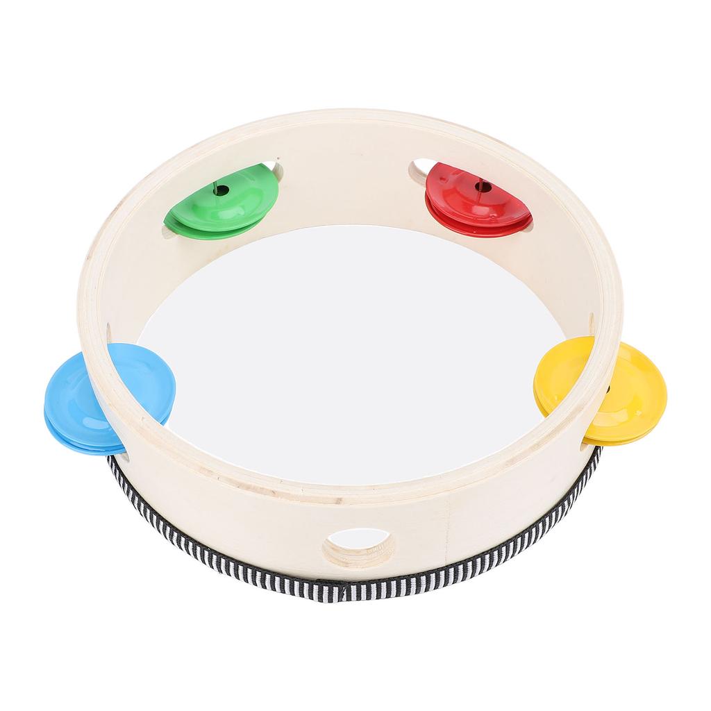 Тамбурин барабан для детей и взрослых ручной музыкальный образовательный ударный инструмент 6 дюймов