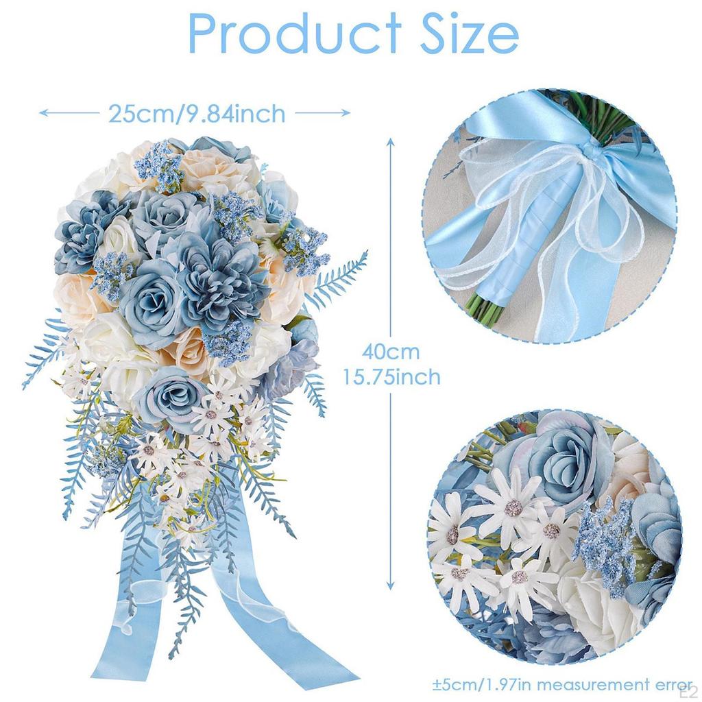 Букеты невесты для свадеб, искусственные цветочные композиции для церемоний и торжеств