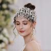 1 шт., свадебный головной убор со стразами, повязка для волос с кристаллами, блестящие украшения для волос, аксессуары для волос для свадебной вечеринки для женщин
