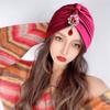 Spring and Summer Vintage Exotic Gemstone Pendant Headband Hat Travel Headband Hat Dance Performance Bohemian Hat Children