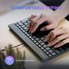 Perixx Backlit Membrane Space Saving PERIBOARD-326US Keyboard, Wired, Compact, USB, Small, Tenkeyless, Keys, [Official Warranty] (English Layout,