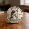 Монета-медаль Yousheng Final Cent Нециркулированная Последняя отчеканенная монета-пенни Памятная монета Символический последний пенни Сувенир 3D-гравировка Вызов для коллекционеров