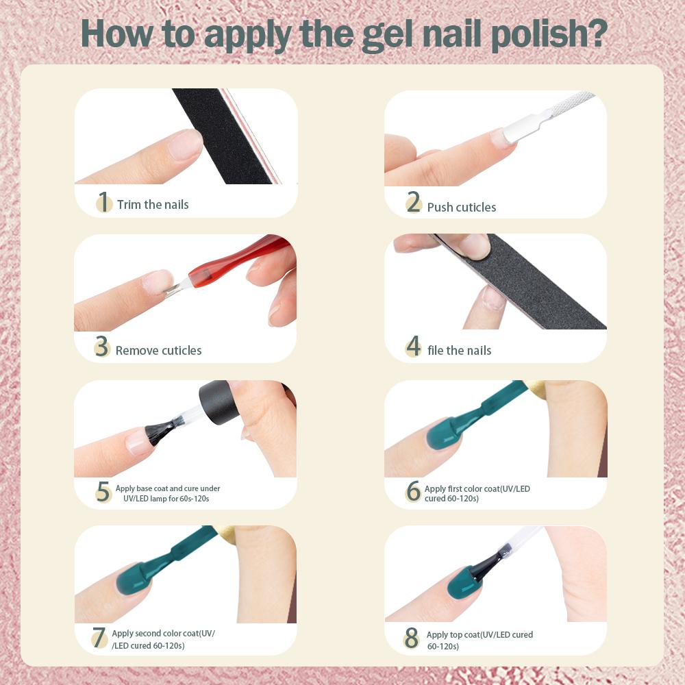 VANREESA Набор гель-лаков для ногтей, 12 цветов, чистый гель-лак и УФ-светодиодная лампа, набор для сушки геля, инструменты для дизайна ногтей, наклейки, лак для дизайна ногтей, маникюрный набор