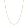 18K Gold Screw Chain Necklace 45cm GNSB A45 [Exedia] (K18)