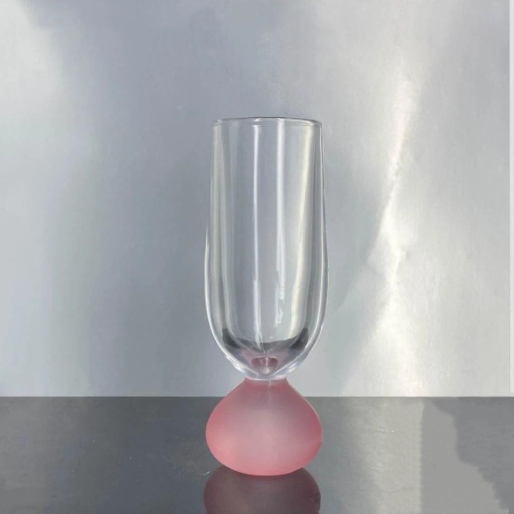 Exquisite Glass Stemmed Cup 170ml Juice Cup Creative Beer Cup Wine Tasting